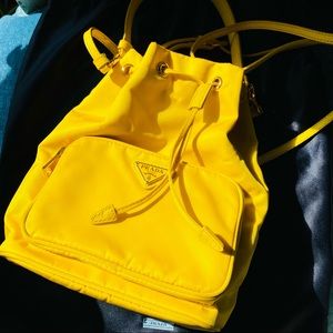 Nylon Prada Bucket Bag